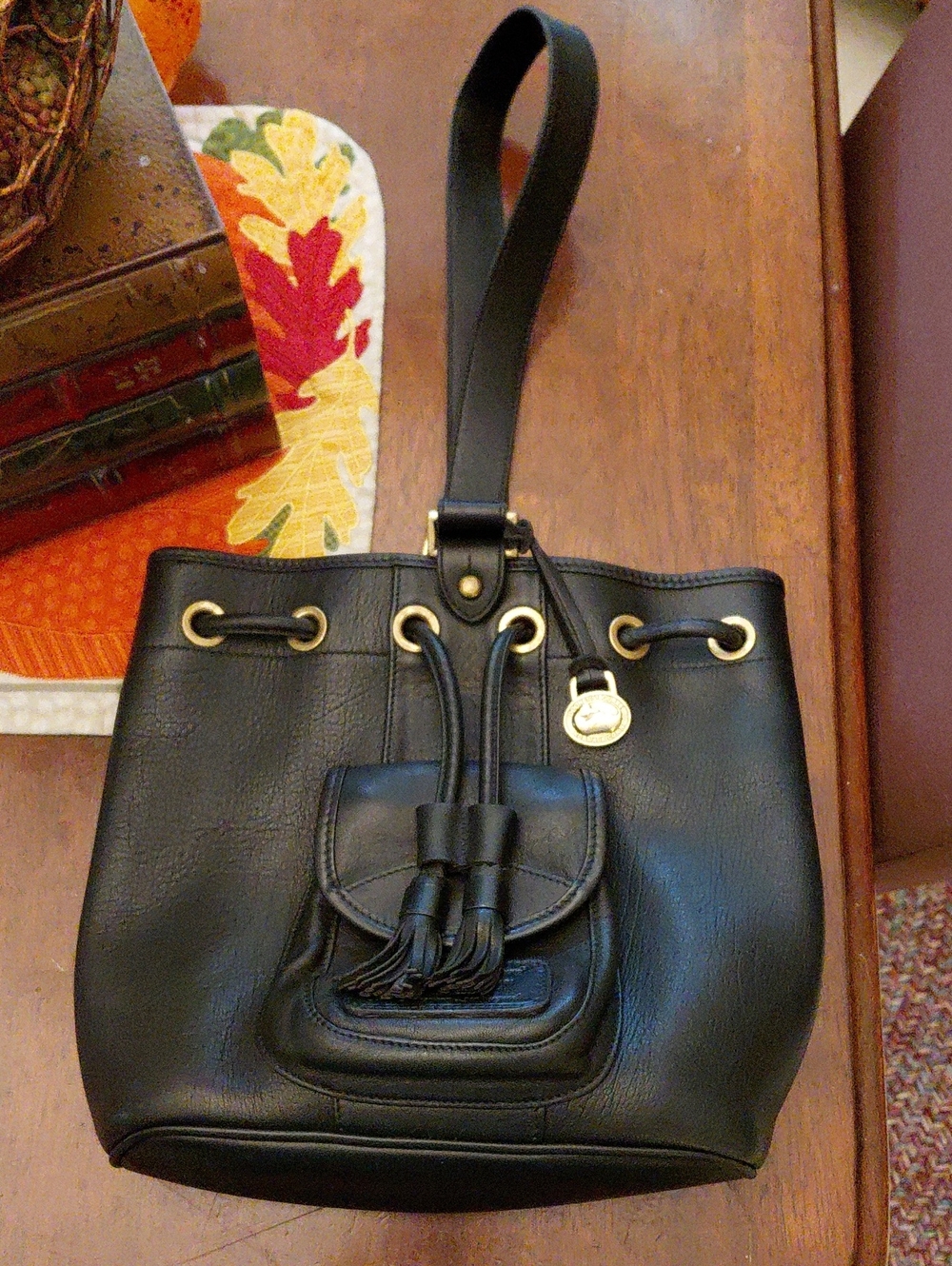 Dooney & Bourke Vintage Drawstring Sling Bag